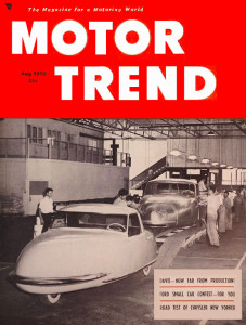 MOTOR TREND 1950 AUG Vol 2 No 8 - DAVIS, NEW YORKER, INDY, IT-160, 170-D